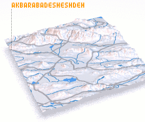 3d view of Akbarābād-e Shesh Deh