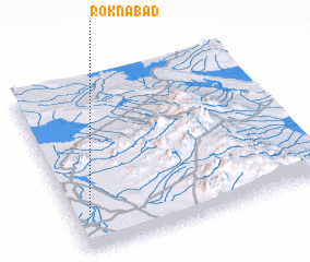 3d view of Roknābād