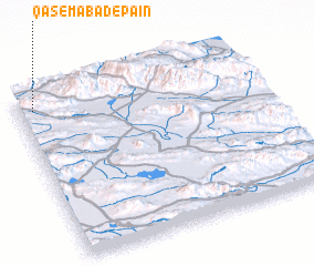 3d view of Qāsemābād-e Pā\