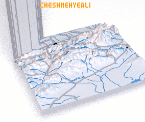 3d view of Cheshmeh-ye ‘Alī