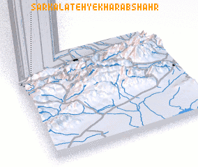 3d view of Sar Kalāteh-ye Kharāb Shahr