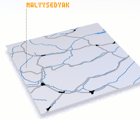 3d view of Malyy Sedyak