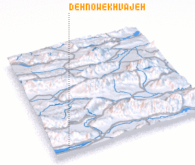 3d view of Deh Now-e Khvājeh