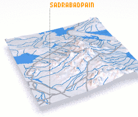 3d view of Şadrābād Pāʼīn