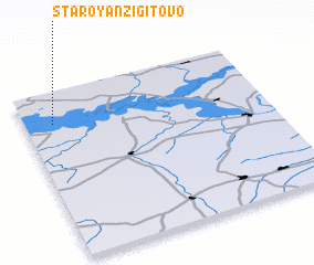 3d view of Staroyanzigitovo