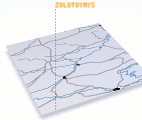 3d view of Zolotoy Mys