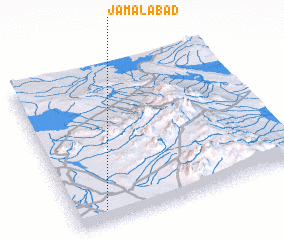 3d view of Jamālābād