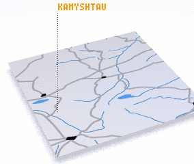 3d view of Kamysh-Tau