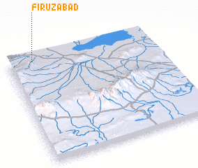 3d view of Fīrūzābād