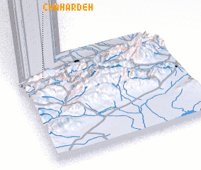 3d view of Chahār Deh
