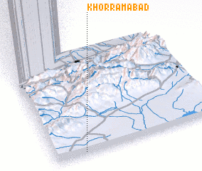 3d view of Khorramābād