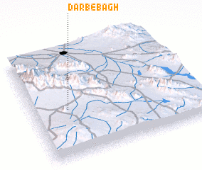 3d view of Darb-e Bāgh