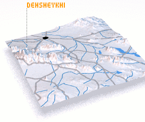 3d view of Deh Sheykhī
