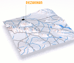 3d view of Reẕā Khān