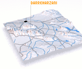 3d view of Darreh Arzanī