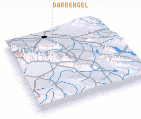 3d view of Darreh Gel