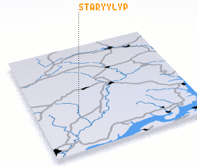 3d view of Staryy Lyp