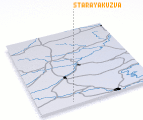 3d view of Staraya Kuz\