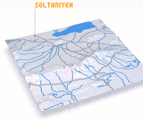 3d view of Solţānīyeh