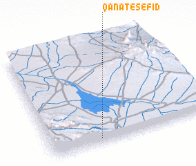 3d view of Qanāt-e Sefīd