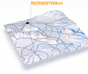 3d view of Mazra‘eh-ye Ḩājj