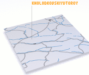 3d view of Kholodkovskiy Vtoroy