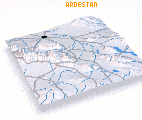 3d view of Ardestān