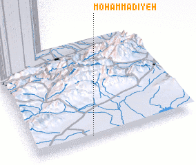 3d view of Moḩammadīyeh