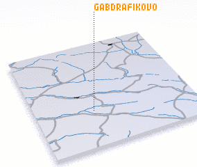 3d view of Gabdrafikovo