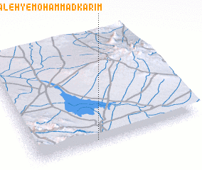 3d view of Qal‘eh-ye Moḩammad Karīm