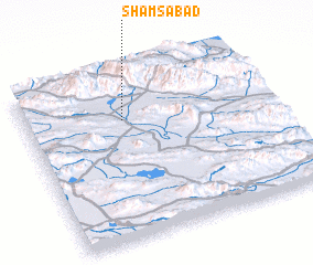 3d view of Shamsābād