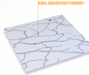 3d view of Kholodkovskiy Sed\