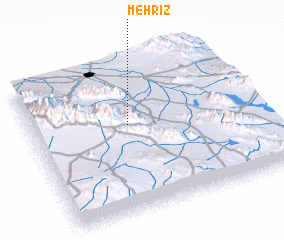 3d view of Mehrīz