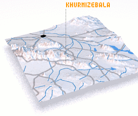 3d view of Khūrmīz-e Bālā