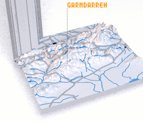 3d view of Garm Darreh