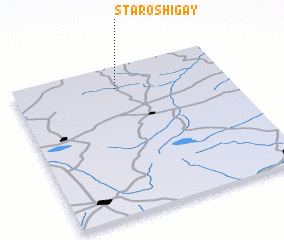 3d view of Staroshigay