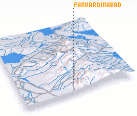 3d view of Farvardīnābād