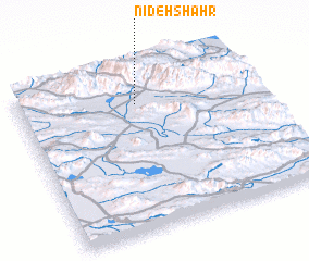 3d view of Nīdeh Shahr