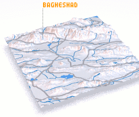 3d view of Bāgh-e Shād