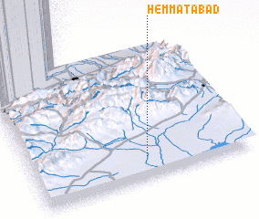 3d view of Ḩemmatābād