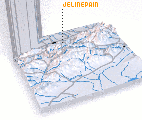 3d view of Jelīn-e Pā\