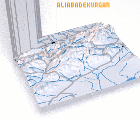 3d view of ‘Alīābād-e Kūrgān