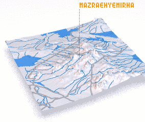 3d view of Mazra‘eh-ye Mīrhā