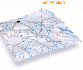 3d view of Ḩoseynābād