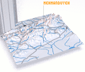 3d view of Mehmān Dūyeh