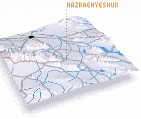 3d view of Mazra‘eh-ye Shūr