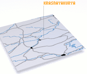 3d view of Krasnaya Kur\