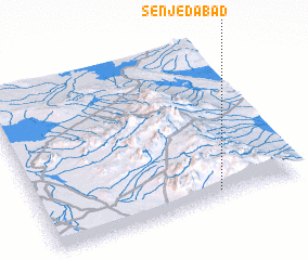 3d view of Senjedābād