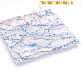 3d view of Chaman-e Morvārīd