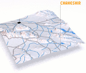 3d view of Chāh-e Shīr